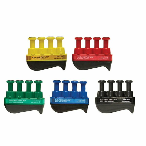 Digi-Flex Fitness Hand Exerciser - Set of 5 DI128879